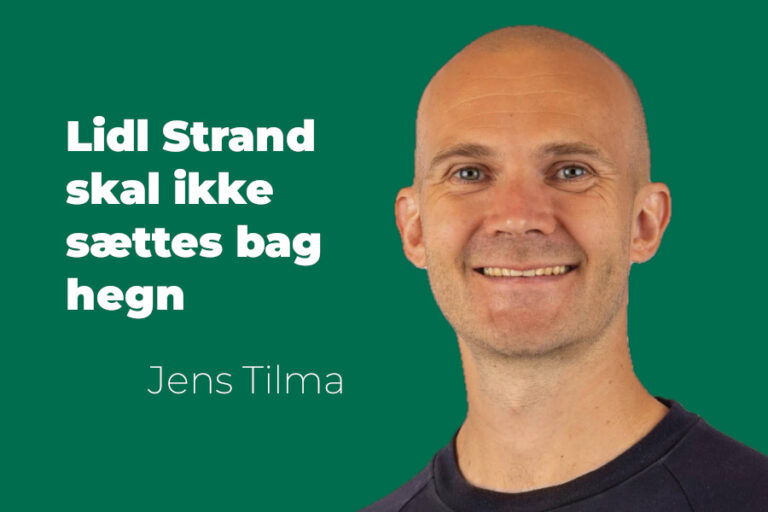 Lidl Strand skal ikke sættes bag hegn