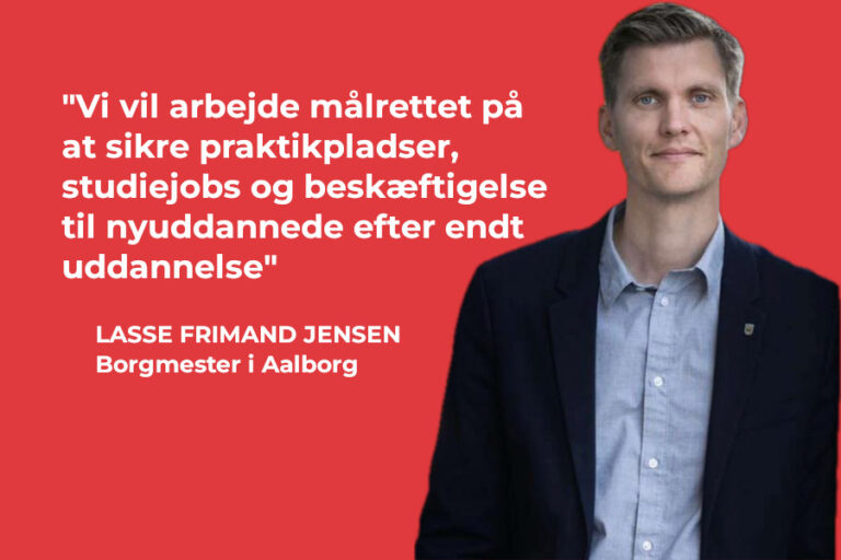 Vi vil arbejde målrettet på at sikre praktikpladser, studiejobs og beskæftigelse til nyuddannede efter endt uddannelse