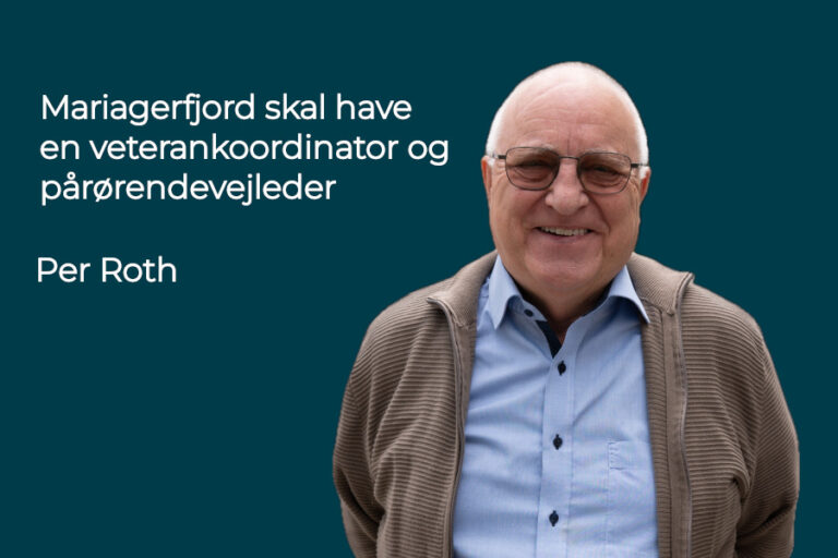 Veterankoordinator og pårørendevejleder – to vigtige støttefunktioner, som vi bør have i Mariagerfjord Kommune