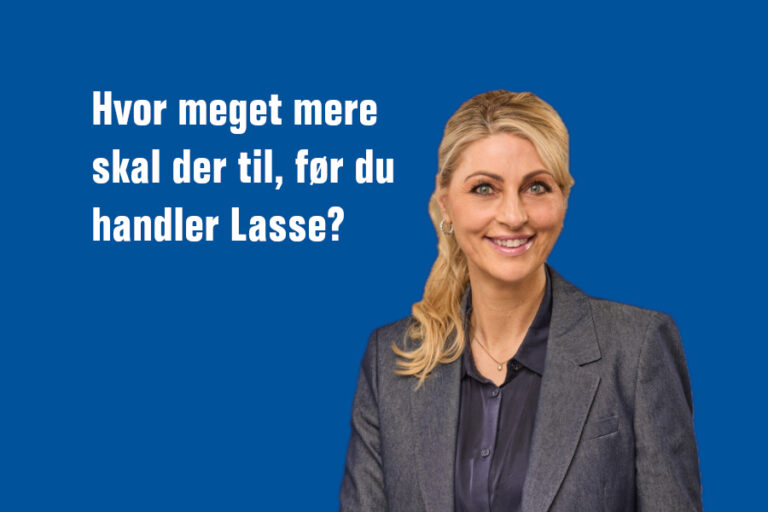 Hvor meget mere skal der til, før du handler Lasse Frimand?